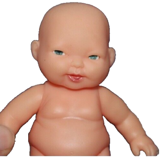 bambola bambolotto femmina Mini Bebe senza vestito bambina cm11